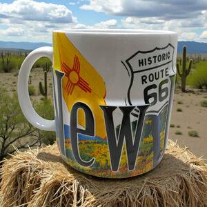 Americaware New Mexico Mug Coffee Tea 18 oz Large Dimensional 2009 Chili Pepper